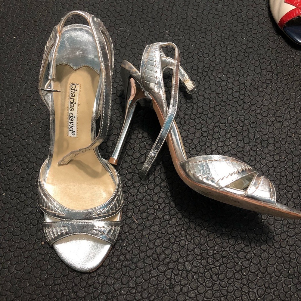 Silver Classy Sandals